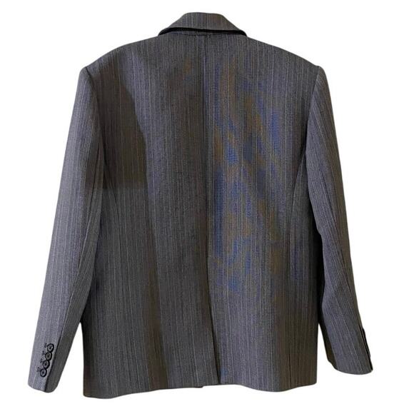 Anine Bing Declan Oversized Blazer In Black & Grey Stripe XS NWT - Picture 4 of 8